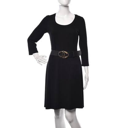 Chanel Calfskin CC Belt 80 32 Black 2 of 9