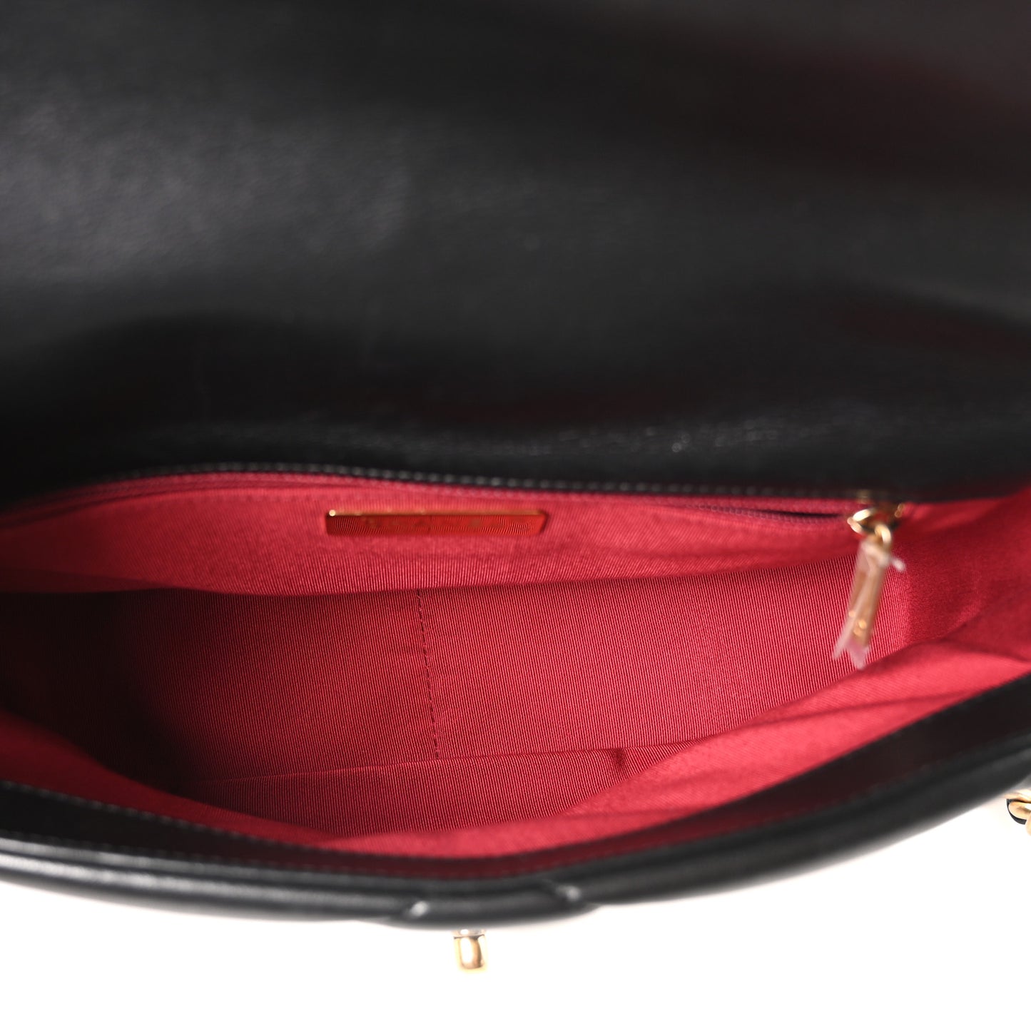 Lambskin Quilted Medium Chanel 19 Flap Black