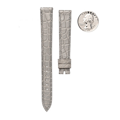 Hermes Shiny Alligator 23mm Cape Cod Watch Strap Pearl Grey 2 of 7