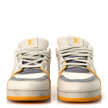 Louis Vuitton Calfskin LV Trainer Sneakers 11 Yellow 3 of 13
