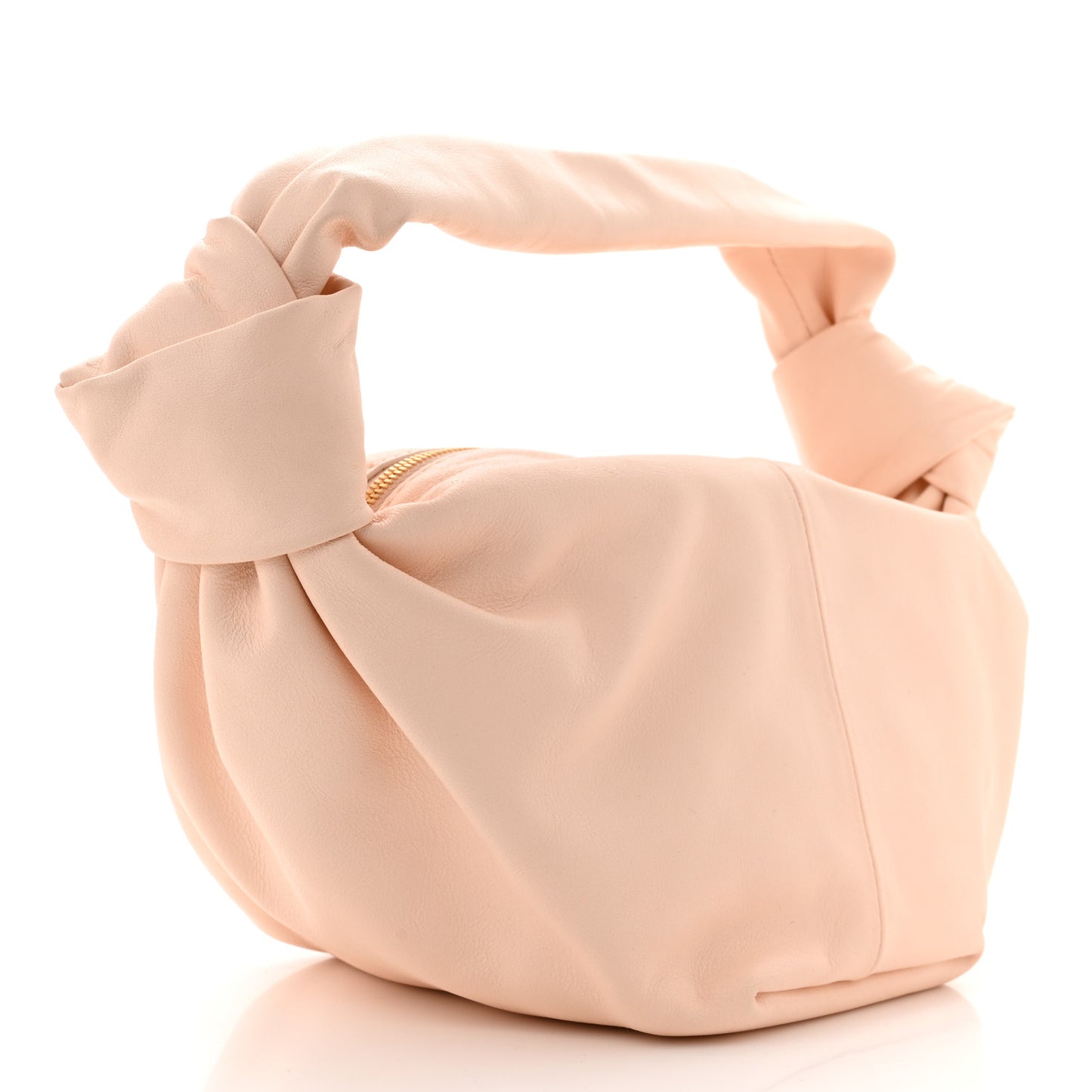 Calfskin Mini Double Knot Bag Melon Washed