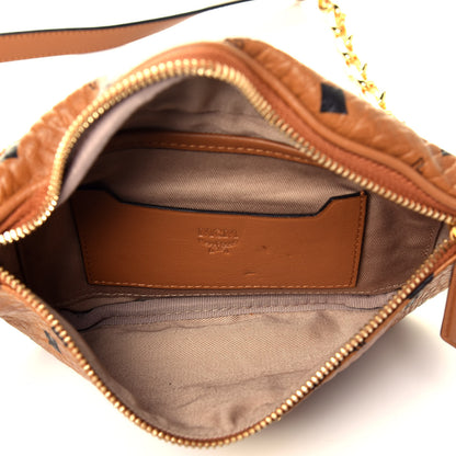 MCM Visetos Stark Belt Bag Cognac 5 of 9