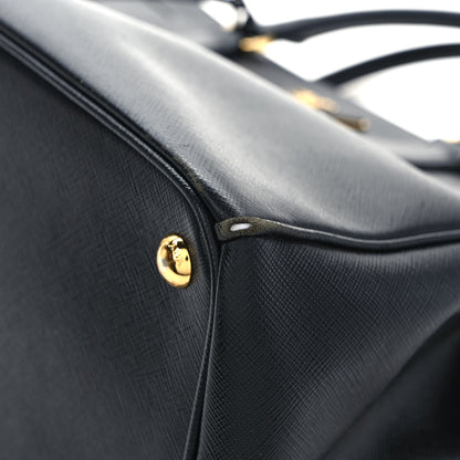 Prada Saffiano Medium Galleria Double Zip Tote Black 11 of 14