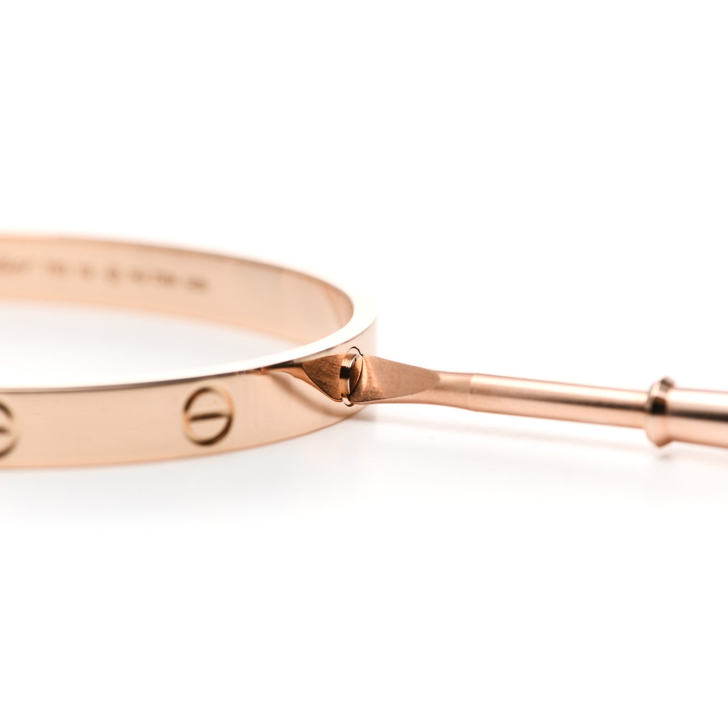 18K Pink Gold LOVE Bracelet 19