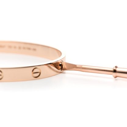 Cartier 18K Pink Gold LOVE Bracelet 19 4 of 4