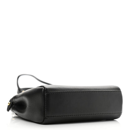 Fendi Nappa Micro Peekaboo Iconic Satchel Black 4 of 9