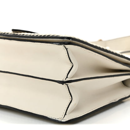 Prada City Calf Raffia Saffiano Cahier Bag Naturale White 9 of 11