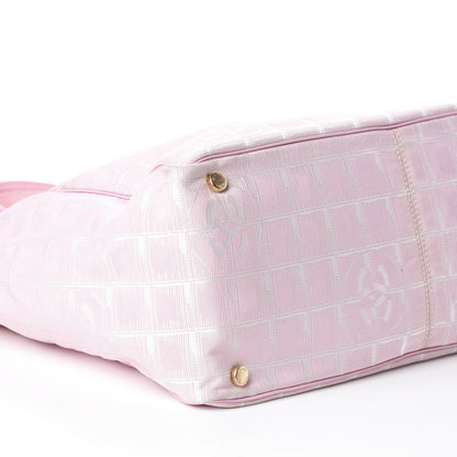 Chanel Nylon Medium Travel Tote Pink 9 of 10