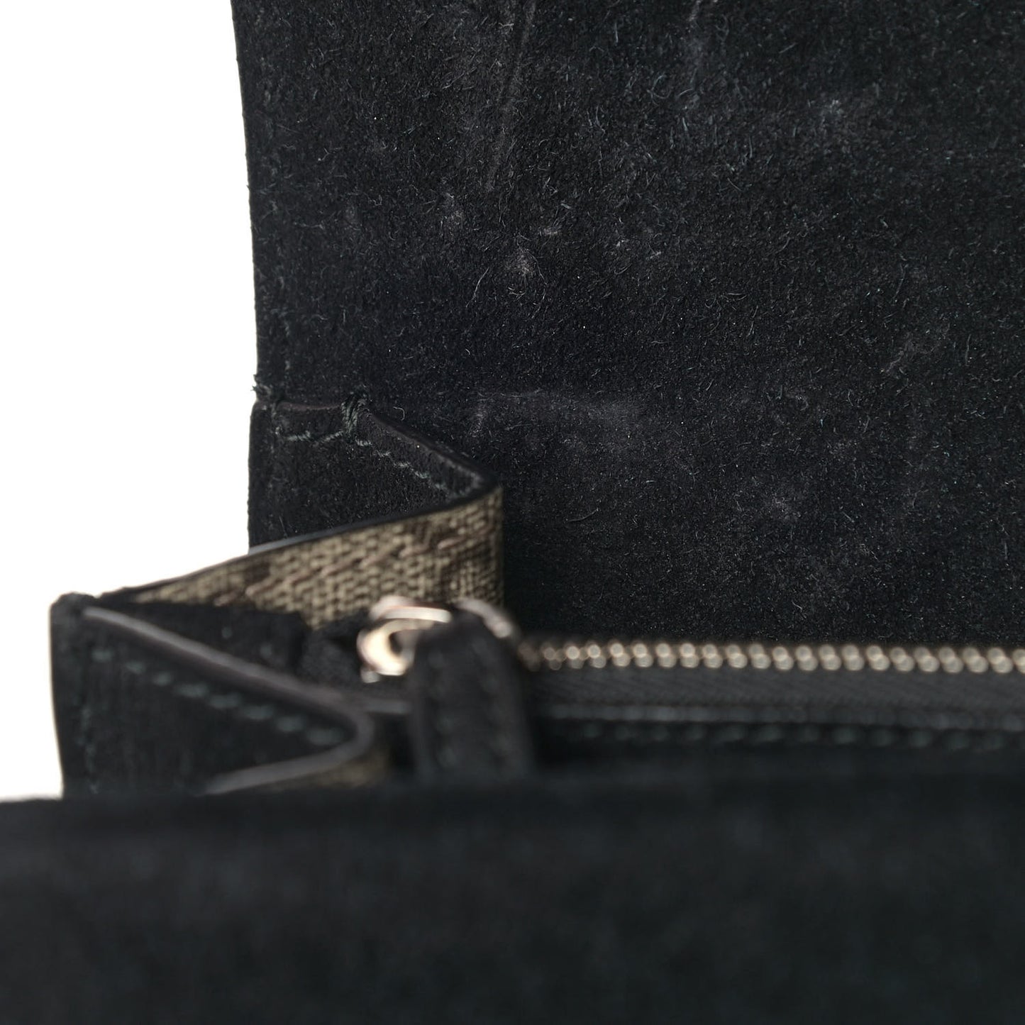 GG Supreme Monogram Small Dionysus Shoulder Bag Black