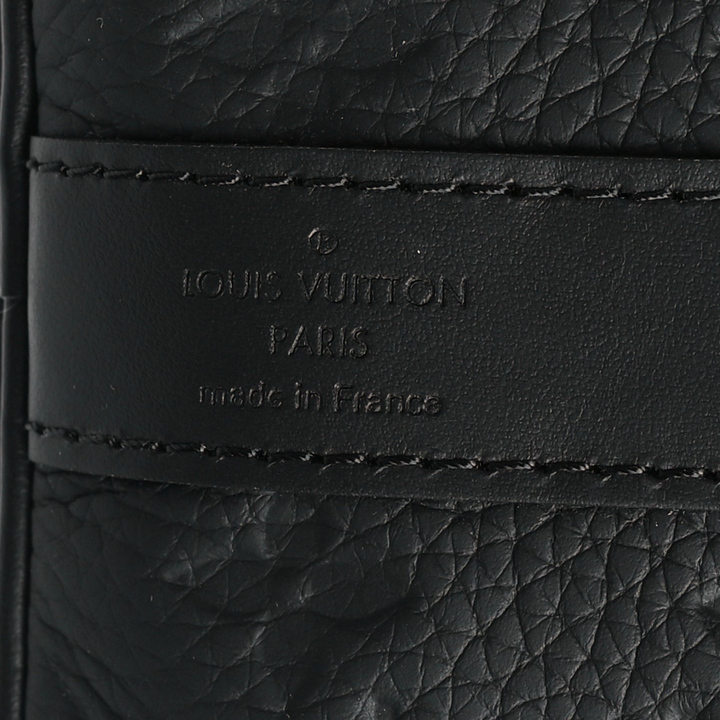 Monogram Taurillon Keepall Bandouliere 35 Black