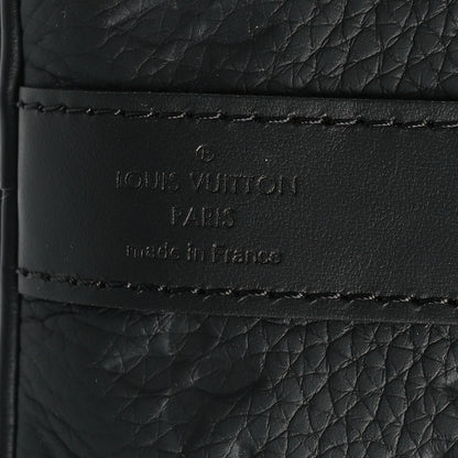 Louis Vuitton Monogram Taurillon Keepall Bandouliere 35 Black 6 of 9