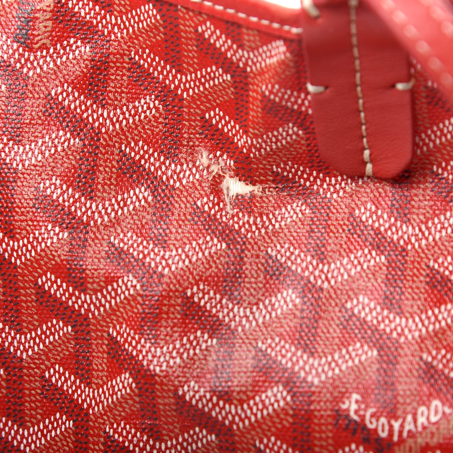 Goyard Goyardine Saint Louis GM Red 9 of 10