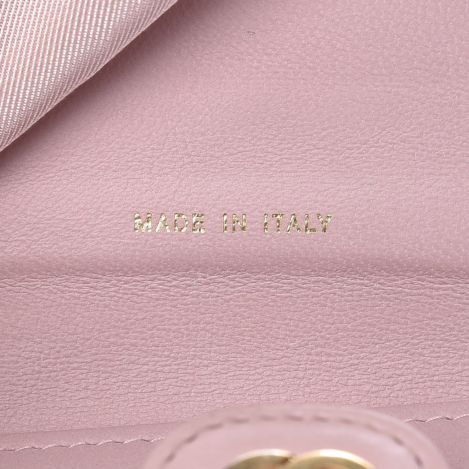 Chanel Calfskin Chevron Quilted Compact Flap Wallet Pink 7 of 9