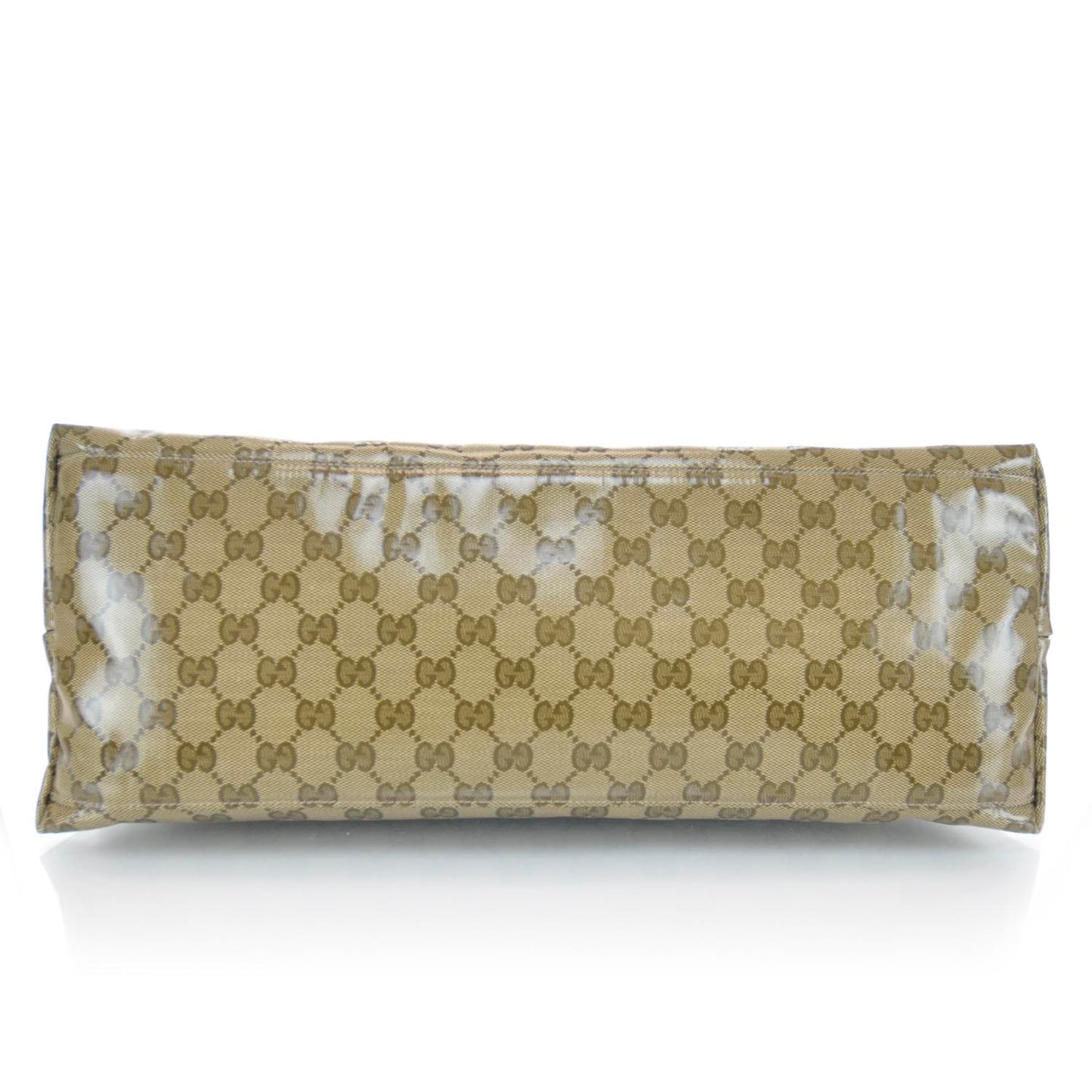Crystal Monogram Flap Messenger Bag Beige Ebony
