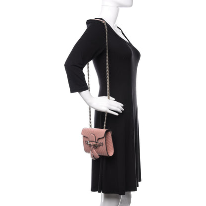 Gucci Microguccissima Mini Emily Shoulder Bag Soft Pink 2 of 10