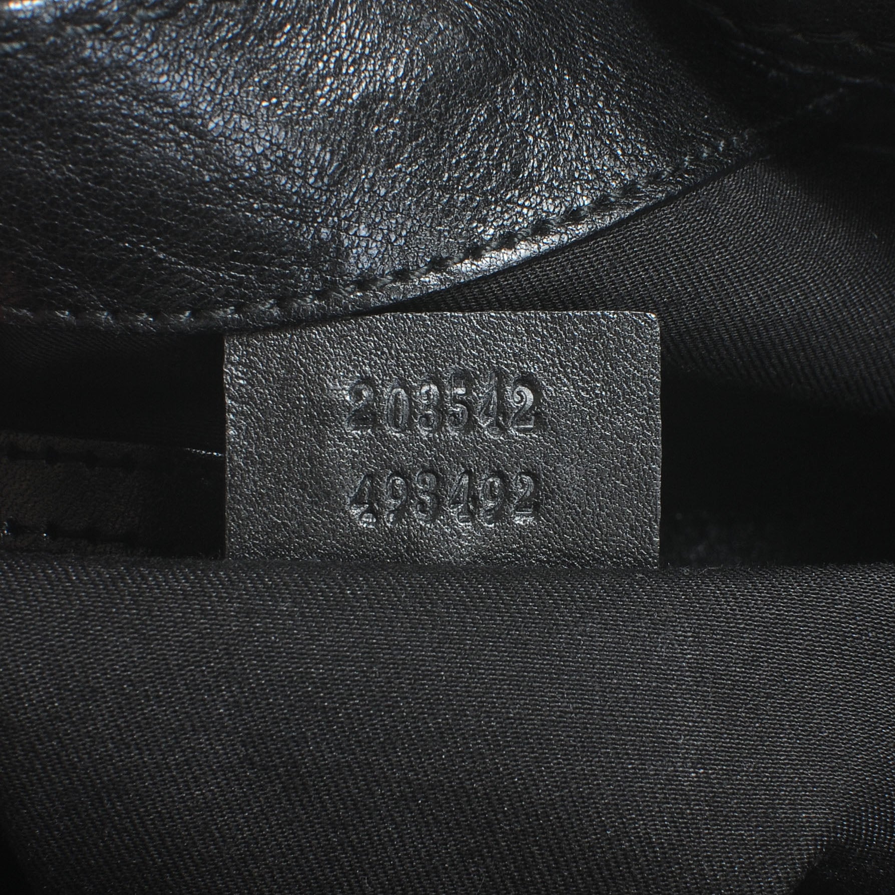 Gucci Monogram Large Jockey Hobo Black 6 of 9