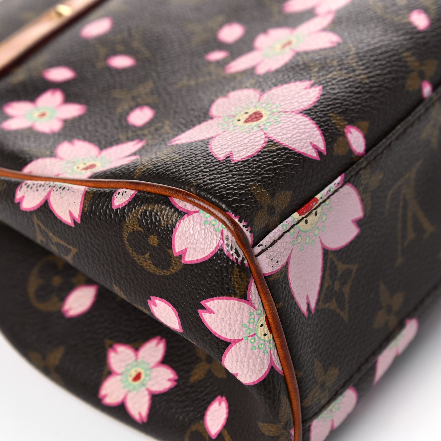 Louis Vuitton Monogram Cherry Blossom Sac Retro Bag Brown 7 of 18