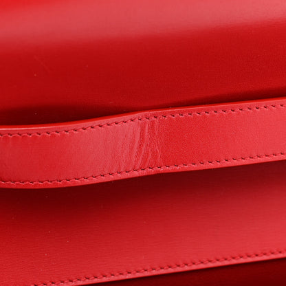 Saint Laurent Smooth Calfskin Manhattan Shoulder Bag Rouge Eros 11 of 13