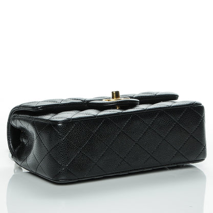 Chanel Caviar Quilted Mini Rectangular Flap Black 4 of 7
