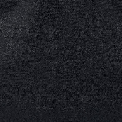 Marc Jacobs Calfskin Embossed Logo East West Shopper Tote Dark Blue 8 of 10