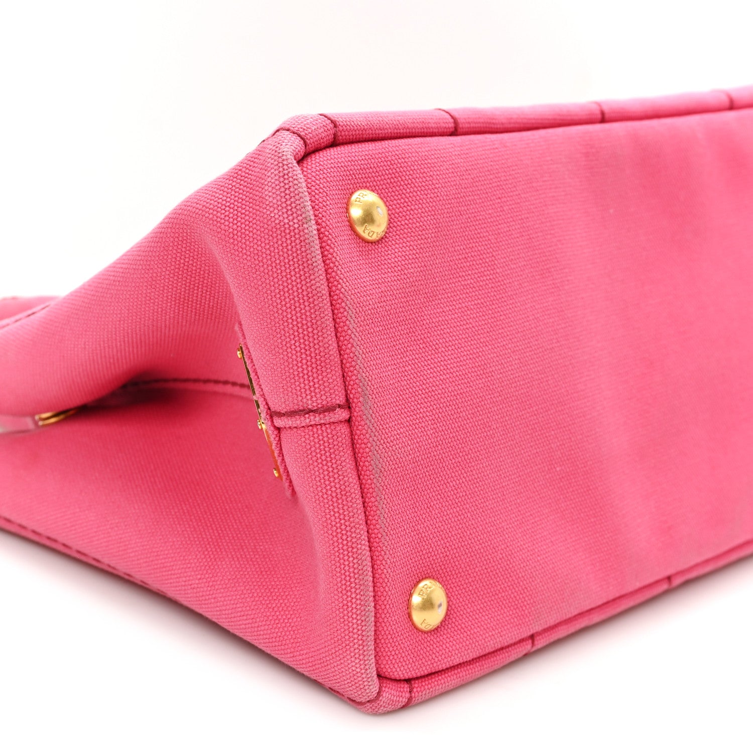 Prada Canapa Small Logo Tote Peonia 9 of 12
