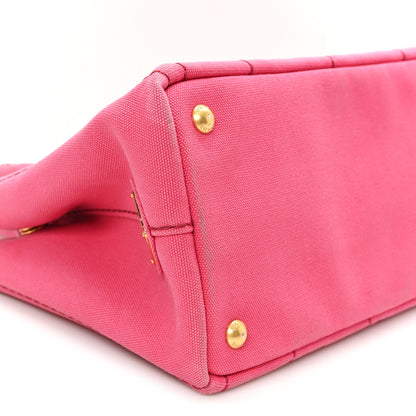 Prada Canapa Small Logo Tote Peonia 9 of 12