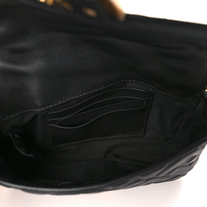 Fendi Nappa FF 1974 Embossed Mini Baguette Black 5 of 10