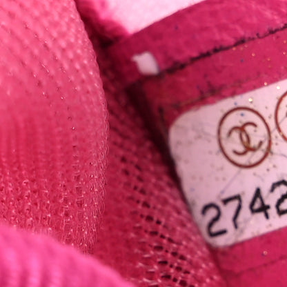 Chanel Mesh Nylon Logo Belt Bag Pink 6 of 9