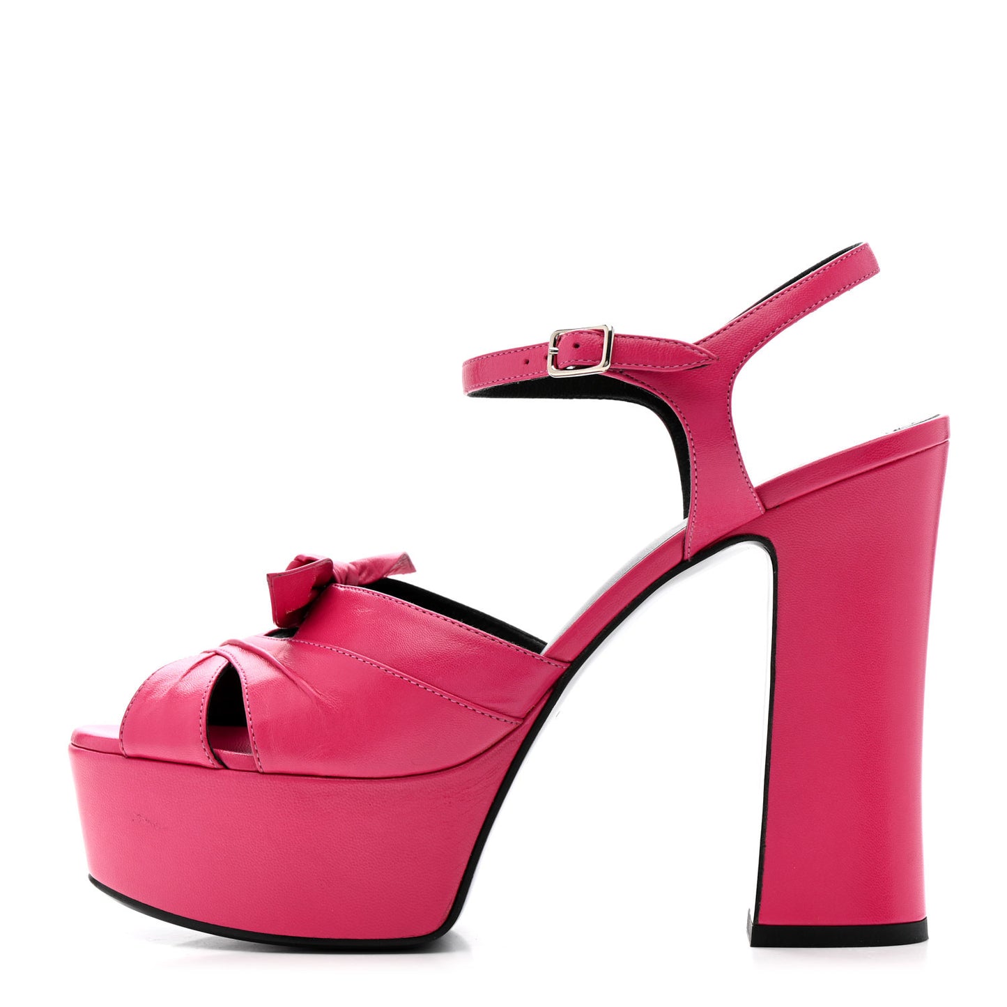 Goatskin Candy 80 Platform Sandals 39.5 Bubblegum