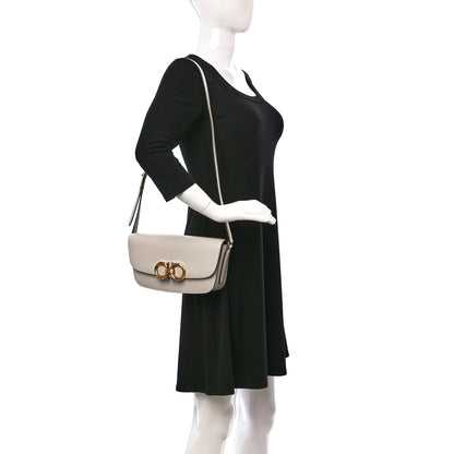Salvatore Ferragamo Calfskin Small Trapezio Crossbody White 2 of 8