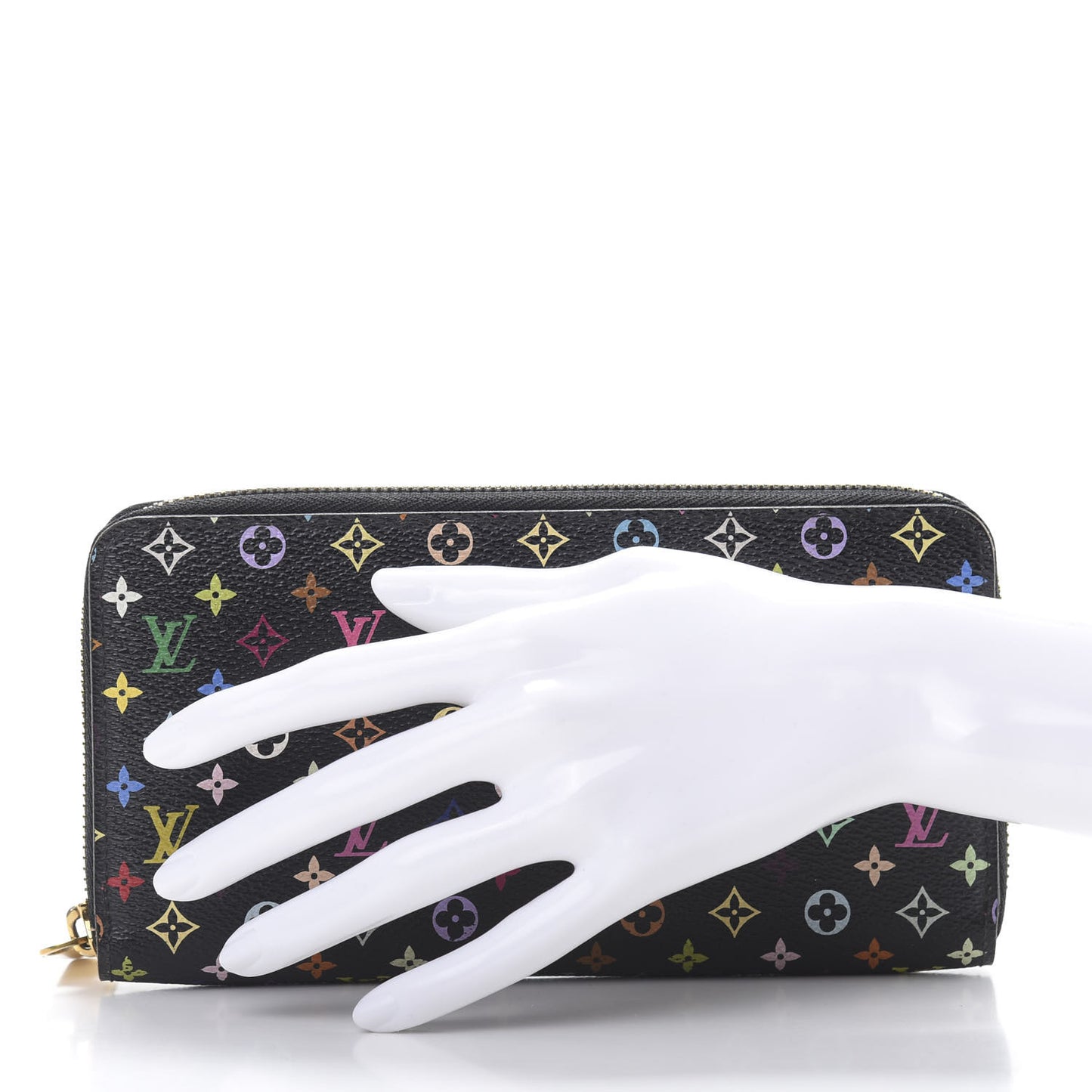 Monogram Multicolor Zippy Wallet Black Grenade