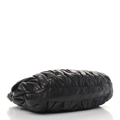 Miu Miu Nappa Matelasse Coffer Hobo Black 3 of 6