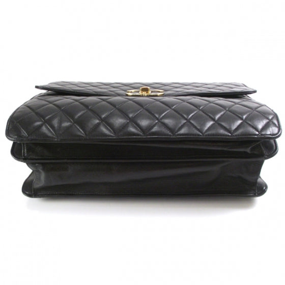 Chanel Vintage Lambskin Briefcase Laptop Bag 4 of 12