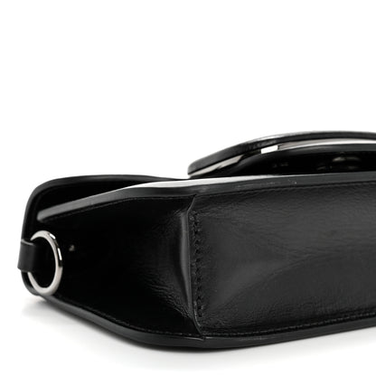 Valentino Garavani Calfskin Monochrome Vlogo Small Loco Shoulder Bag Black 7 of 10