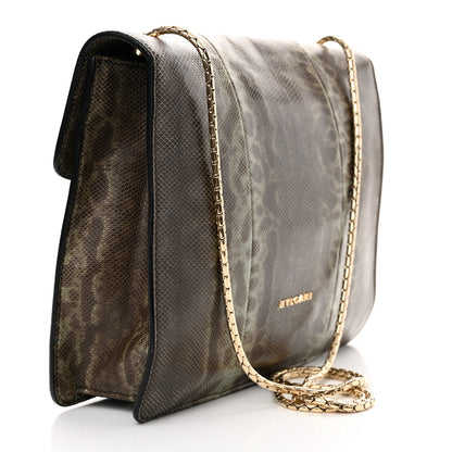 Bulgari Karung Serpenti Forever Crossbody Mint 4 of 13