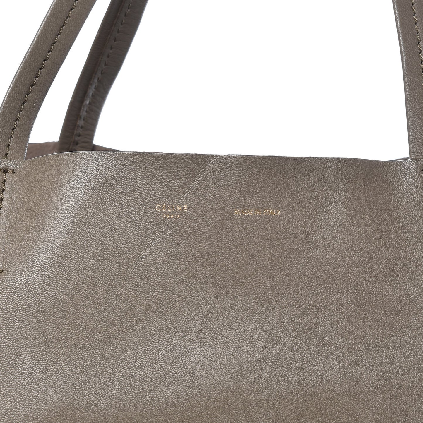 Lambskin Horizontal Cabas Grey