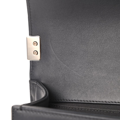 Chanel Calfskin Quilted Small Boy Flap Dark Grey 12 of 14