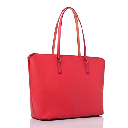 MCM Saffiano Medium Project Tote Pink 3 of 10