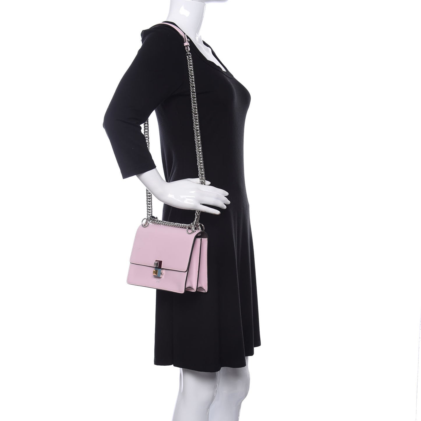 Vitello Liberty Studded Small Kan I Shoulder Bag Peonia Multicolor