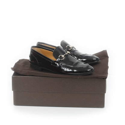Gucci Patent Leather Horsebit Loafers 36.5 10 of 10
