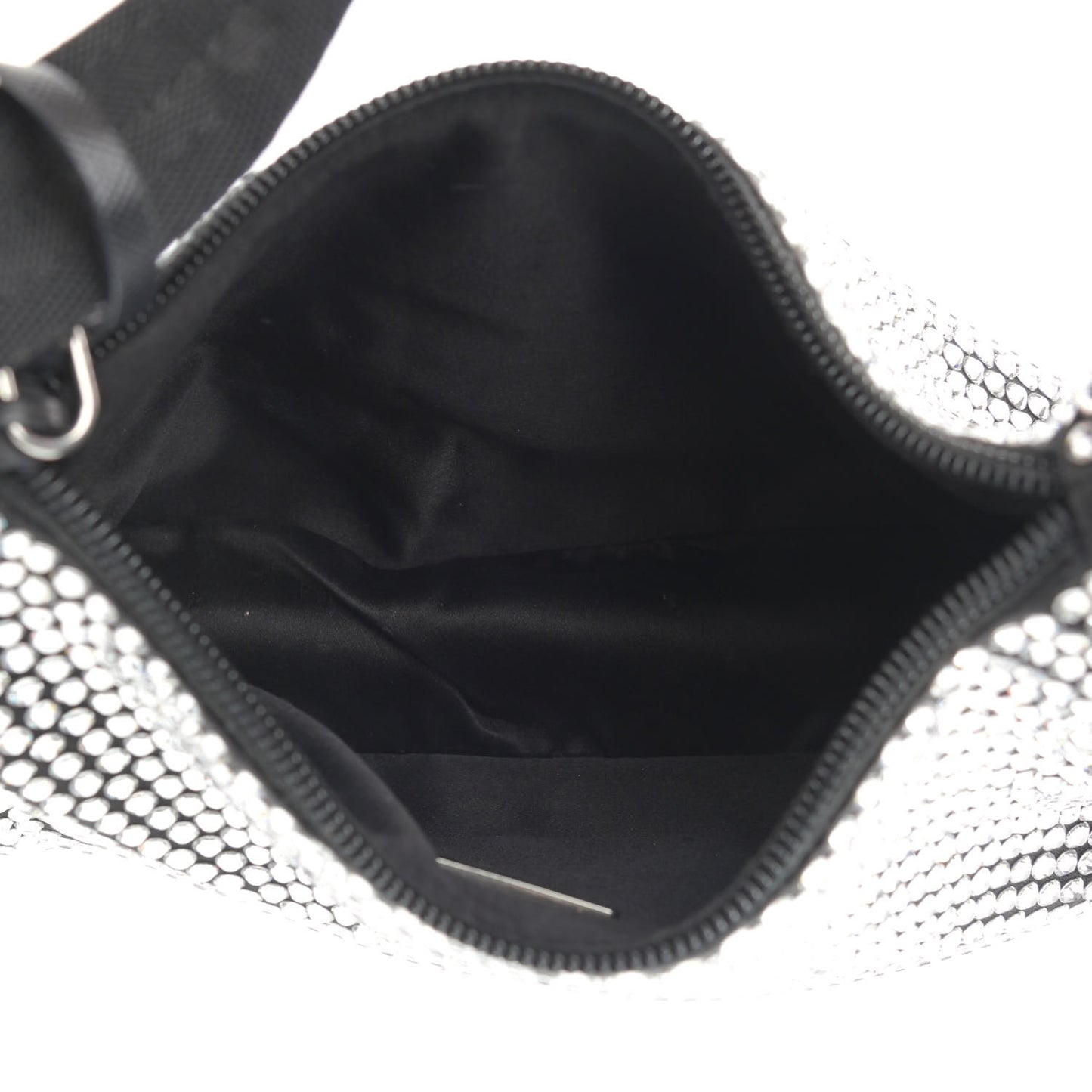 Satin Crystal Mini Re-Edition 2000 Bag Cristal