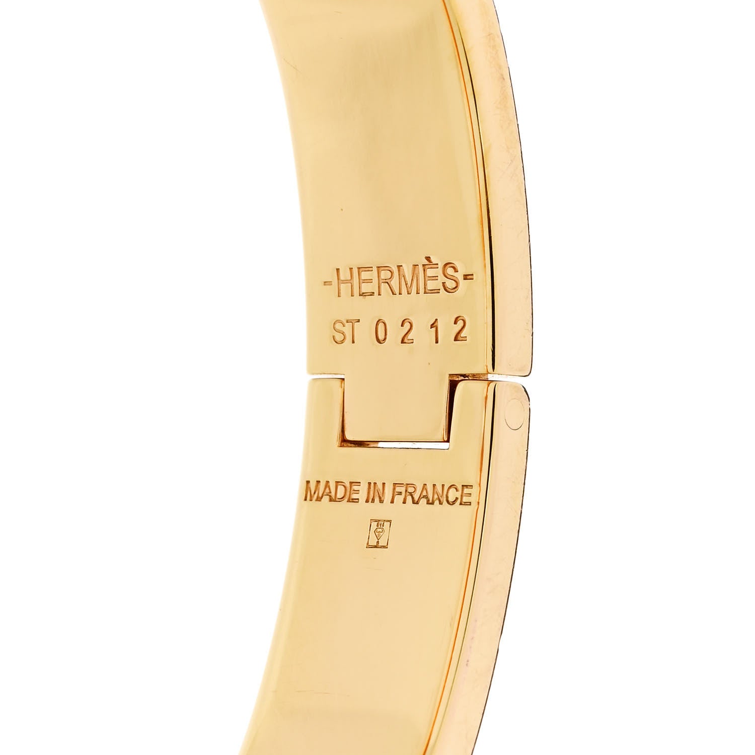 Hermes Enamel Narrow Clic Clac H Bracelet PM Rose Candeur 4 of 5