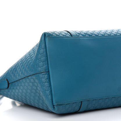 Gucci Soft Microguccissima Dome Satchel Deep Cobalt 8 of 11