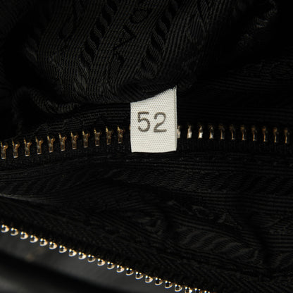 Prada Vitello Daino Box Shoulder Bag Nero Black 7 of 7