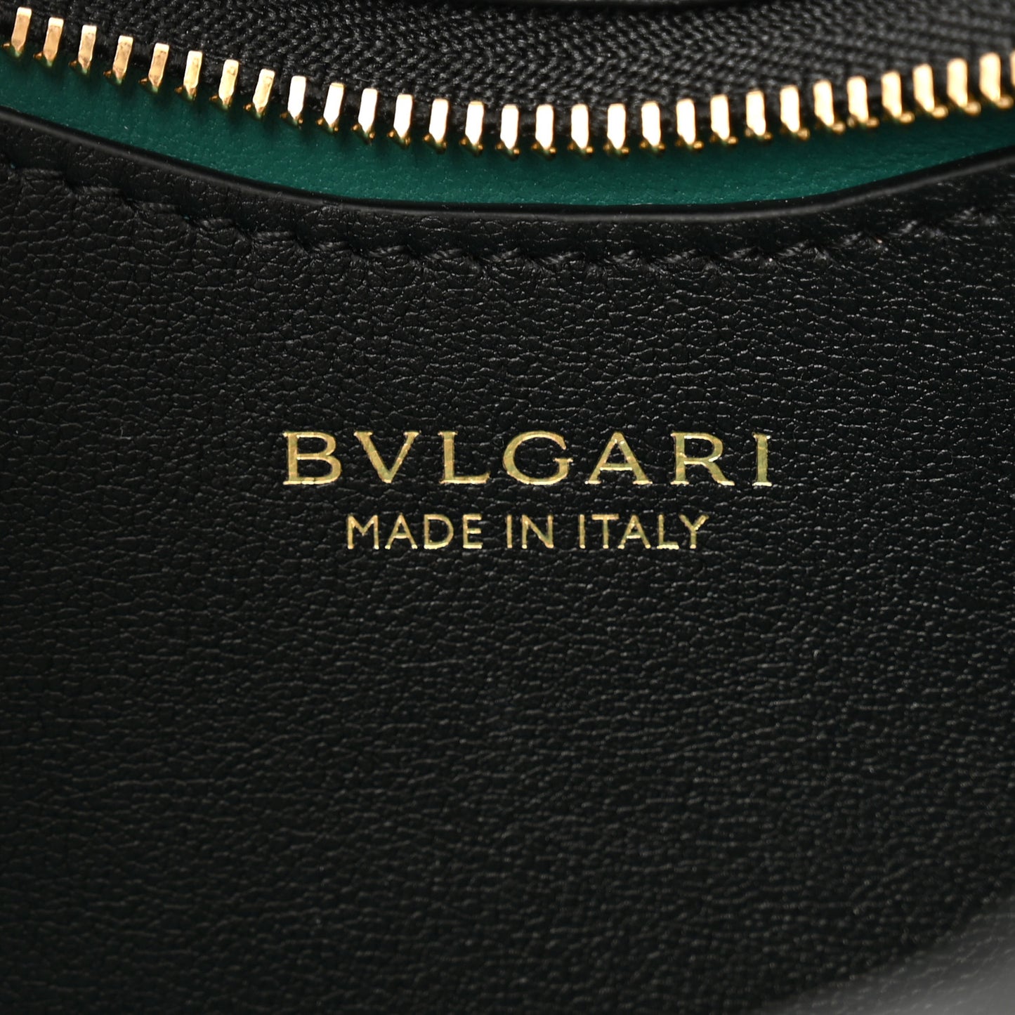 Calfskin Serpenti Baia Shoulder Bag Black
