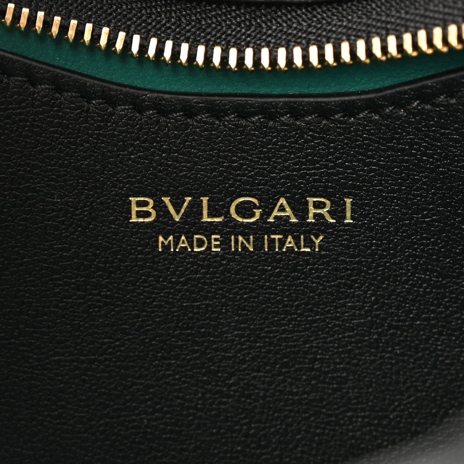 Bulgari Calfskin Serpenti Baia Shoulder Bag Black 6 of 10