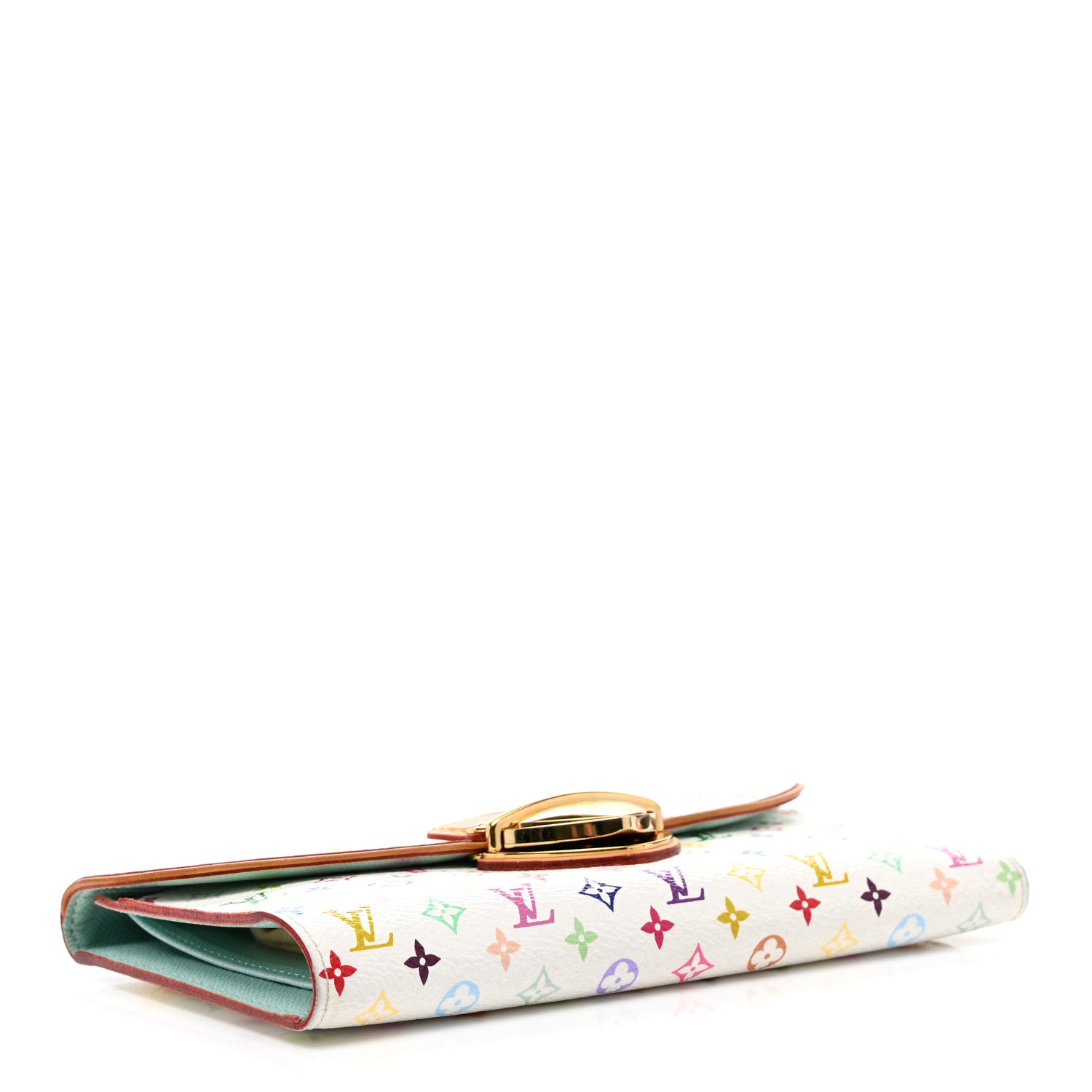 Louis Vuitton Monogram Multicolor Eugenie Wallet White Anie 4 of 6