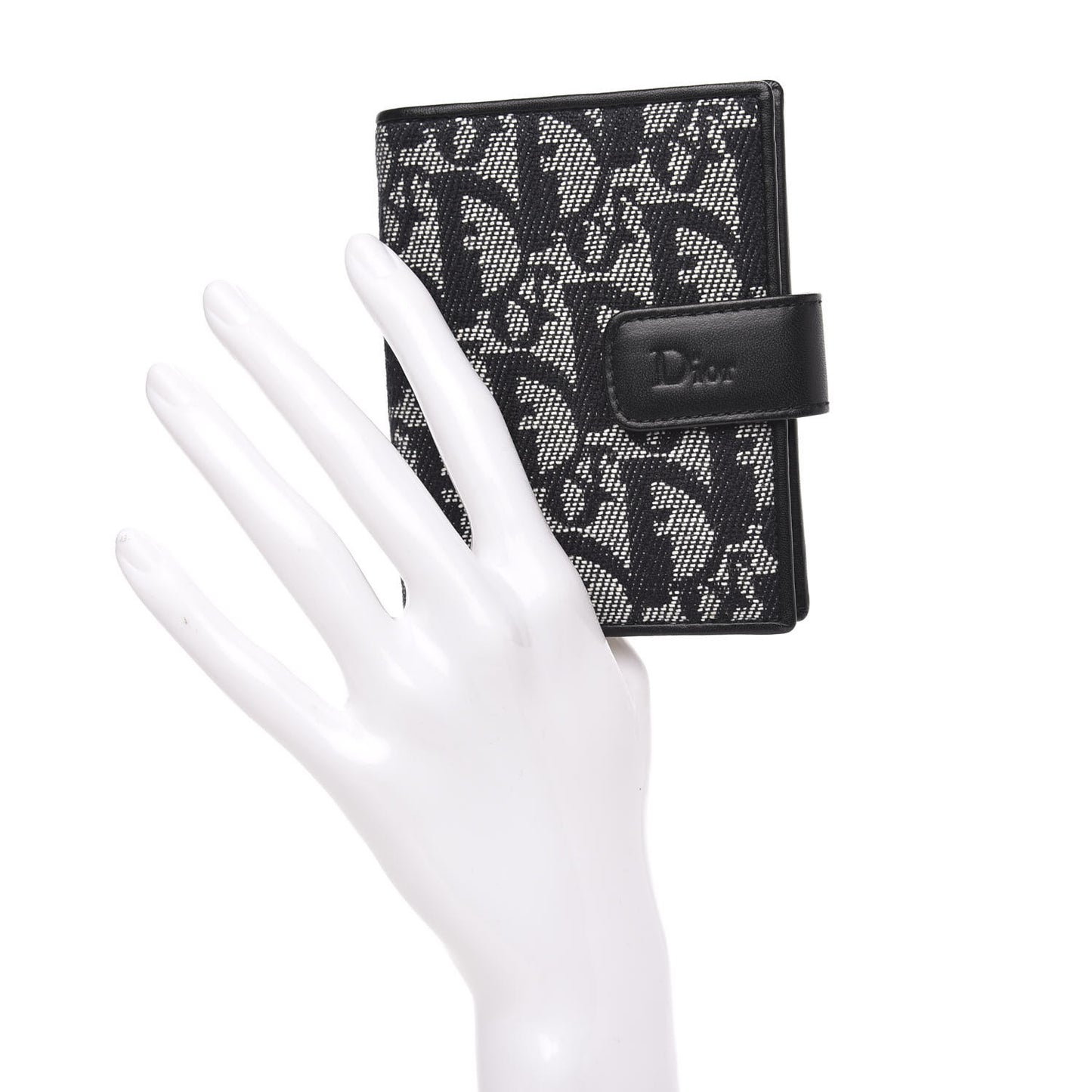 Monogram Compact Wallet Black