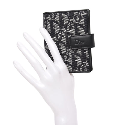Christian Dior Monogram Compact Wallet Black 2 of 7