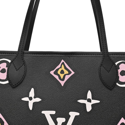 Louis Vuitton Monogram Giant Wild At Heart Neverfull MM Black 8 of 10